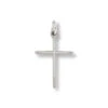 Unisex Kreuzanhänger Schmales Design Silber 28.1028.R