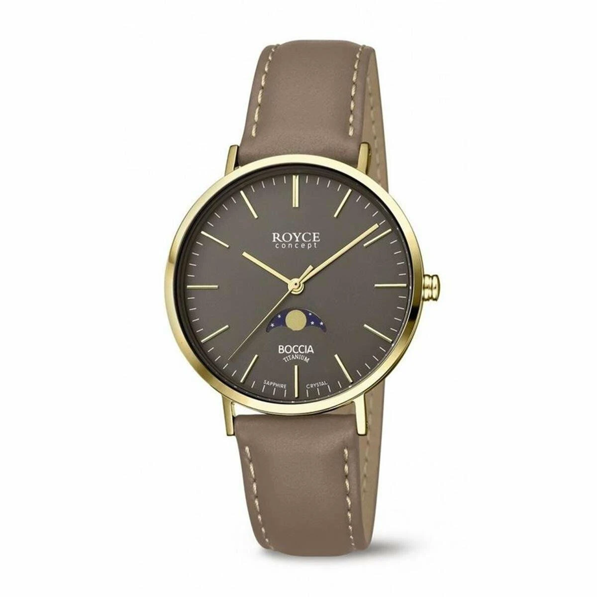 Boccia Herren Analog Quarz Uhr Mit Leder Armband 3611-02 3 Boccia Herren Analog Quarz Uhr Mit Leder Armband 3611-02