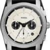 Fossil Herren-Armbanduhr Machine Chronograph, Edelstahl, 42 Mm Gehäuse Und Kunstlederband -Modeschmuck Geschäft de78f143fe8518165fbd1f3a752ea89eb39baf05 619dGW1M0qL. AC UX679