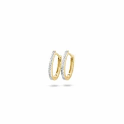 Blush Damen Ovale Diamant 0.11ct Creolen Gelbgold 7622YDI -Modeschmuck Geschäft e043c4a7763bb1f6e6d57869262e2c717d730617 8720088139448 1
