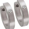 Ernstes Design Ohrringe E107 Edelstahl Brillant 0,032 Ct. Diamant Creolen -Modeschmuck Geschäft e0987c4113247261d67b252064893678bfcfe995 4060267014239 1