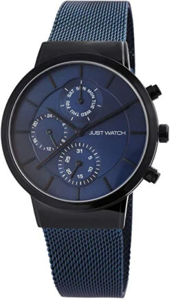 Just Watch Herrenuhr Chronograph Blau JW20076-002
