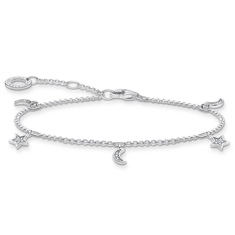 Thomas Sabo Damen Armband Sterne & Mond SCA150310 3 Thomas Sabo Damen Armband Sterne & Mond SCA150310