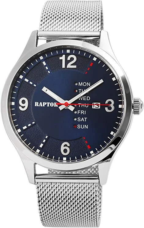 Raptor Herren-Quarzuhr Mit Meshband RA20220-003 4 Raptor Herren-Quarzuhr Mit Meshband RA20220-003 – Bild 2