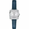 Tissot Damen Armbanduhr Lovely Square Lederband Blau T0581091603100 -Modeschmuck Geschäft ee6578fafc38ed236b70ec9777805e13cef7bbe3 T058 109 16 031 00