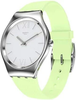 Swatch Damen Analoguhr Skin Aloe Grün SYXS125 -Modeschmuck Geschäft f250ac817d6fd2d222642dca64584fe696175f3f 41Wid40HsbL. AC