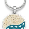 DUR Damen Anhänger"Fischschwarm" Strandsand/Steinsand Blau Aus 925er Silber P3907 -Modeschmuck Geschäft ffec775b5186dc690dd51ef03f879abebf1ad94e 4251464690771 1